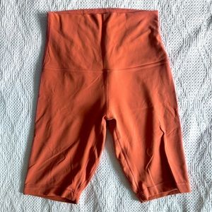 Lululemon Align super high rise bike short 9 inch length